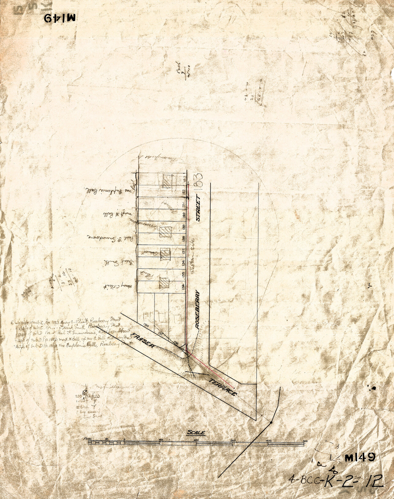 Rosebery Street sewer, Highgate Hill - 1918