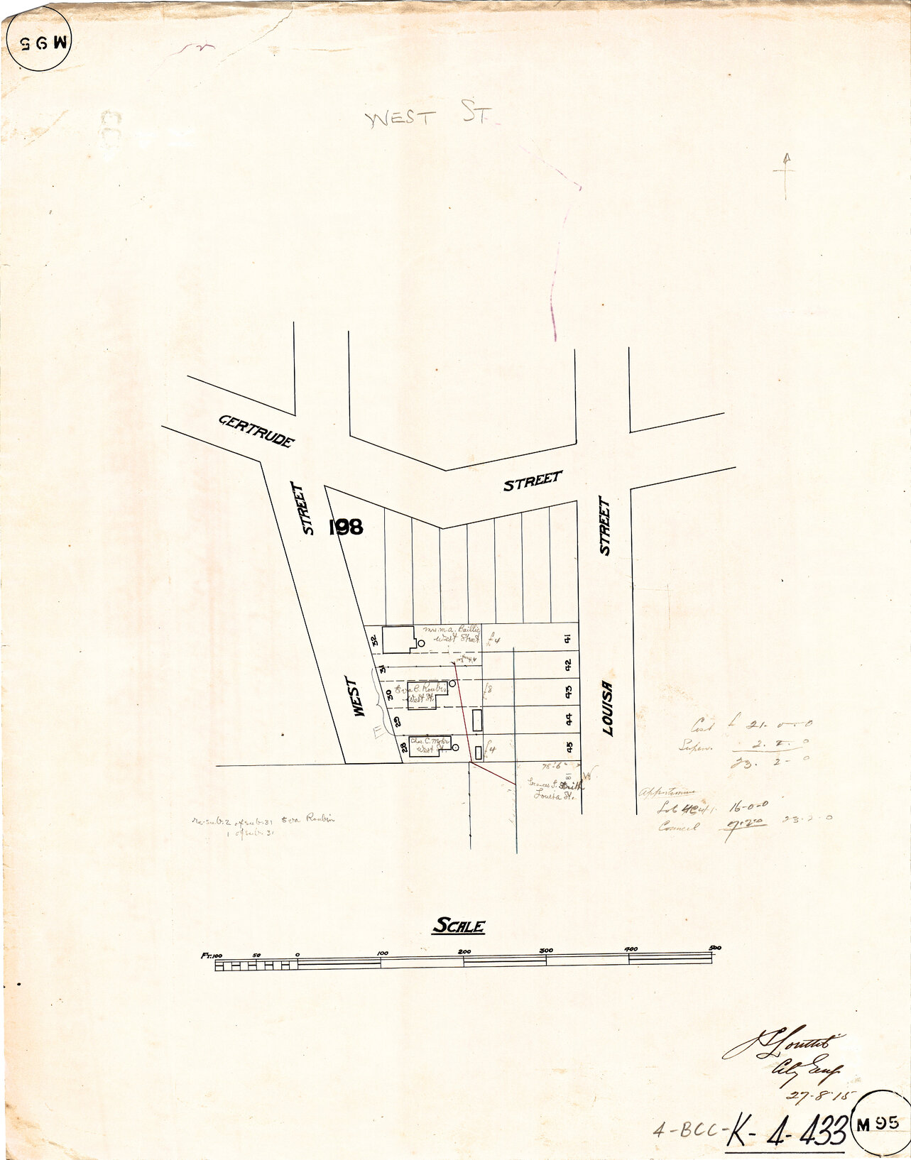 West Street Sectional Sewer, Highgate Hill - 1915
