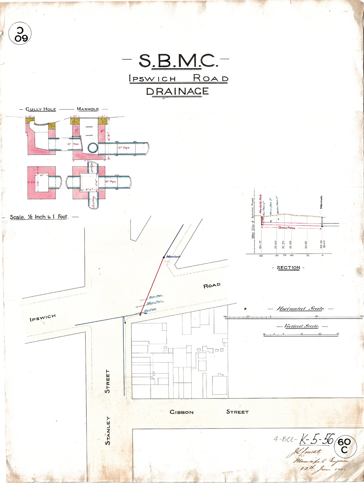 Ipswich Road drainage near Stanley and Gibbon Street, Woolloongabba 1902