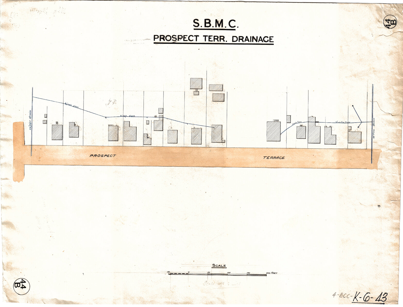 Prospect Terrace Drainage, Highgate Hill - 1900