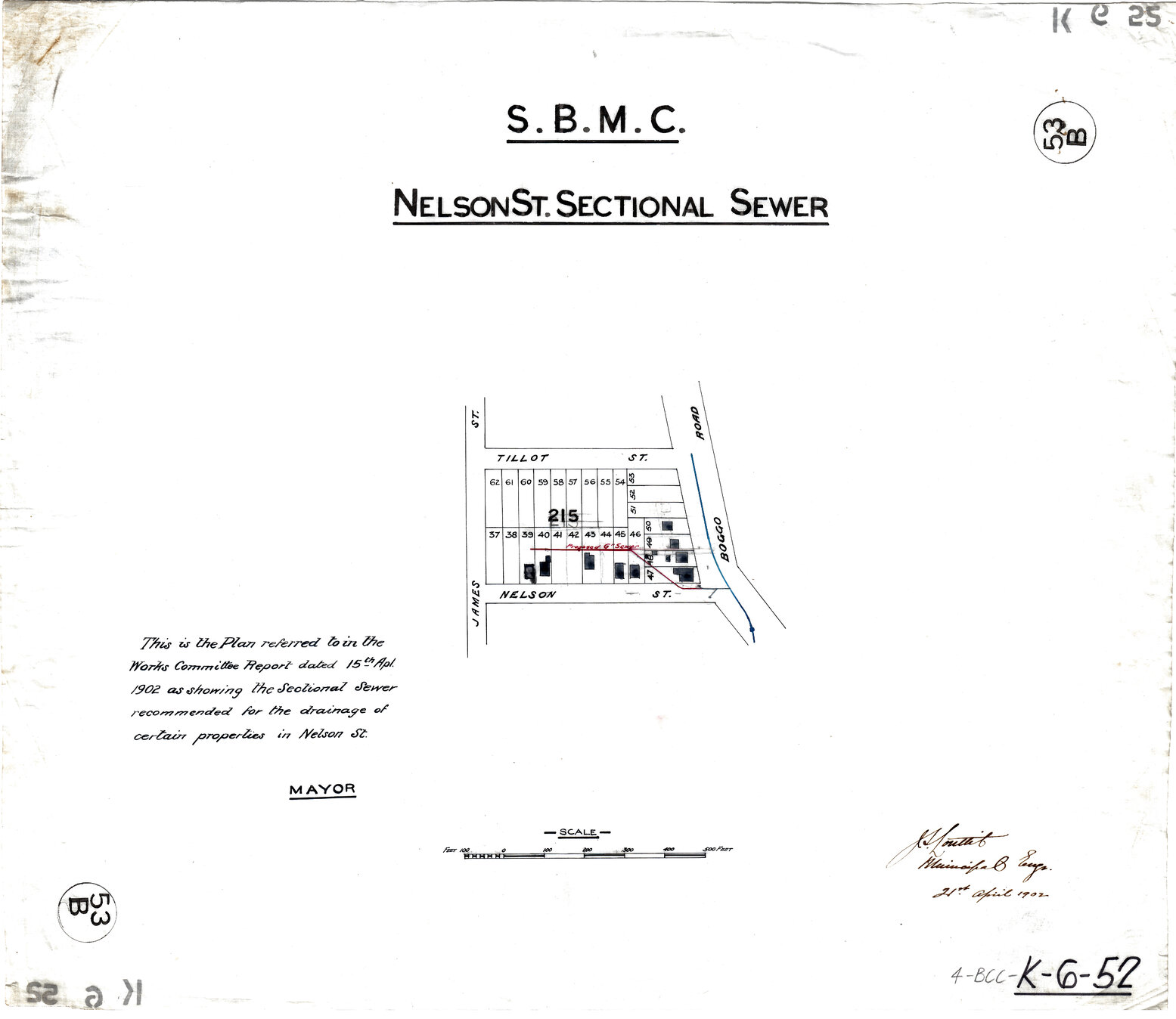 Nelson Street sectional sewer, Dutton Park - 1902