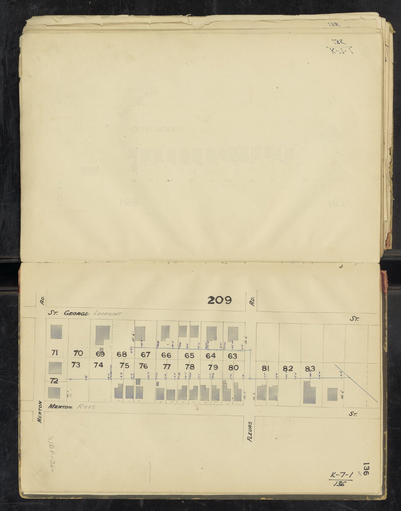 Drainage for block between Merton Road and Fleurs Street, Woolloongabba - 1902