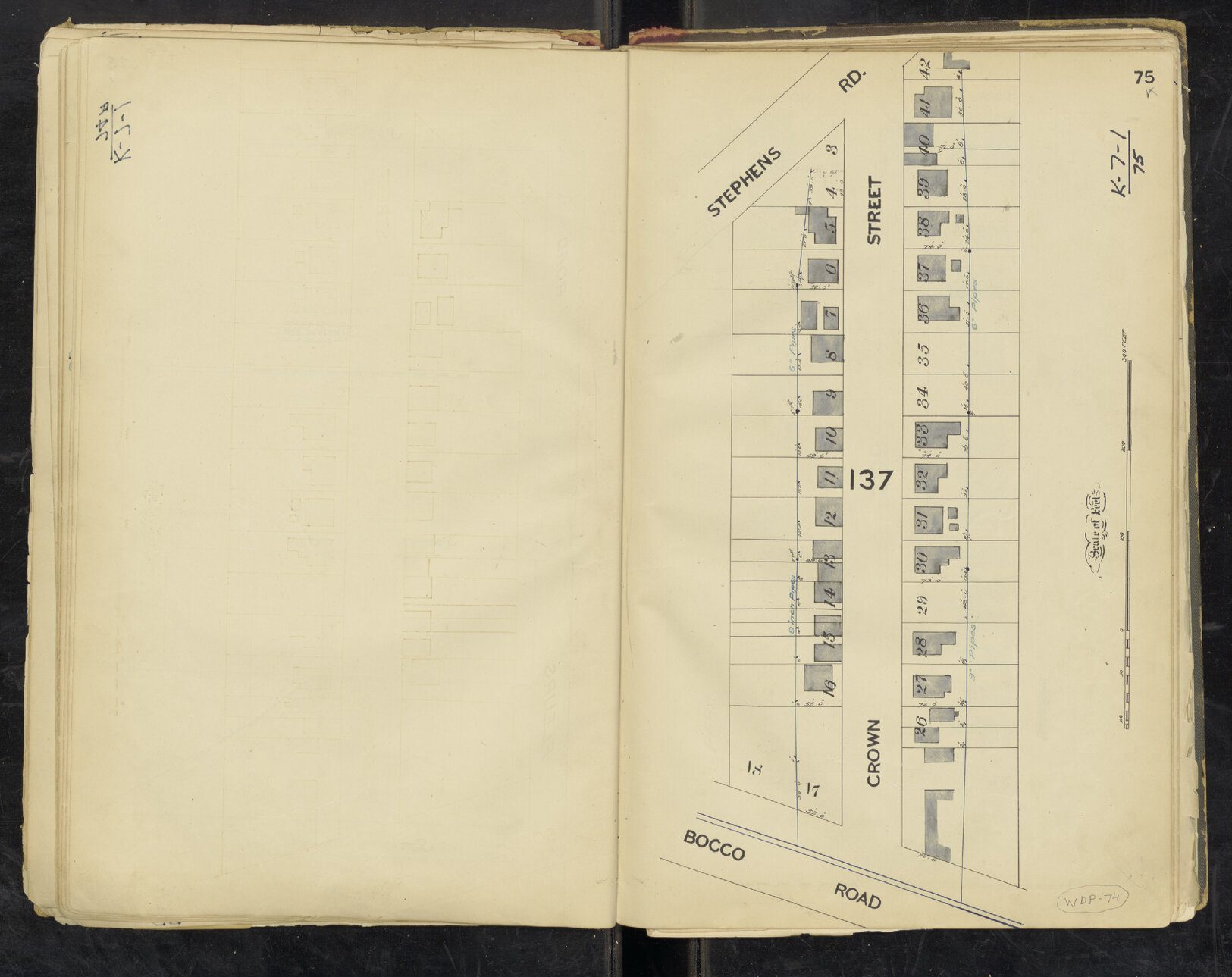 Sectional Sewer Crown Street, South Brisbane - 1906