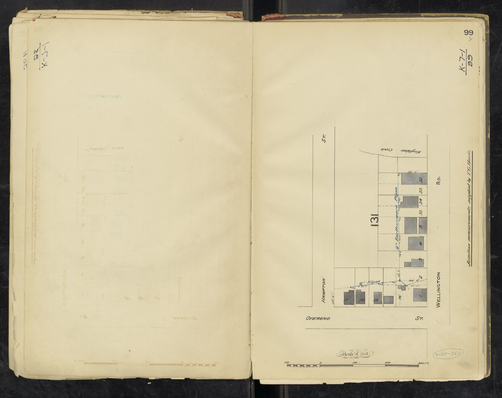 Sectional sewer for Overend Street and Wellington Road, East Brisbane - 1902