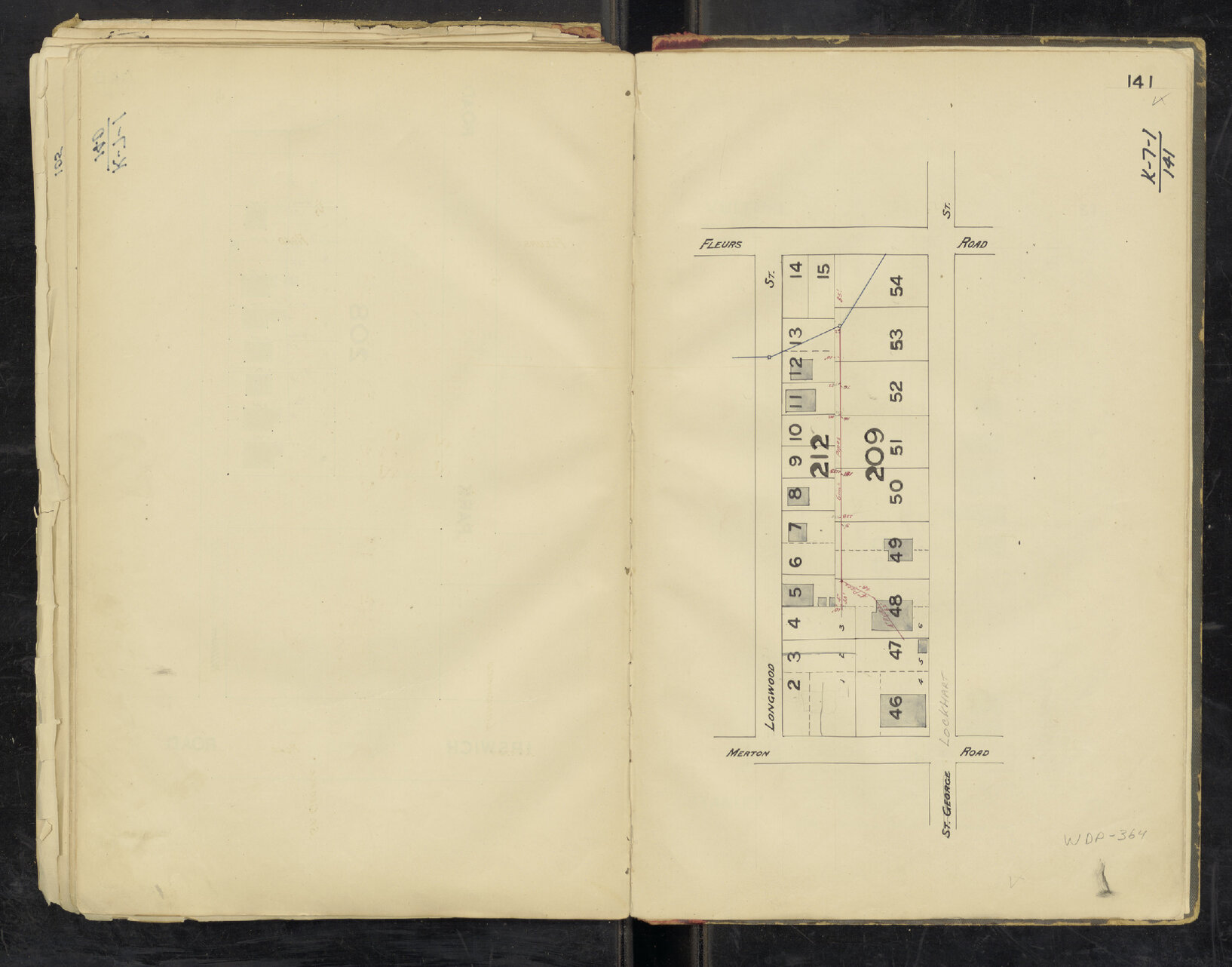 Drainage for block between Merton, Fleurs Road, Longwood and Lockhart Street, Woolloongabba - 1903