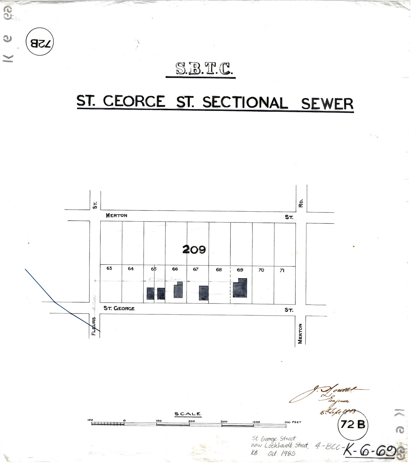 Lockhart Street sectional sewer, Woolloongabba - 1903