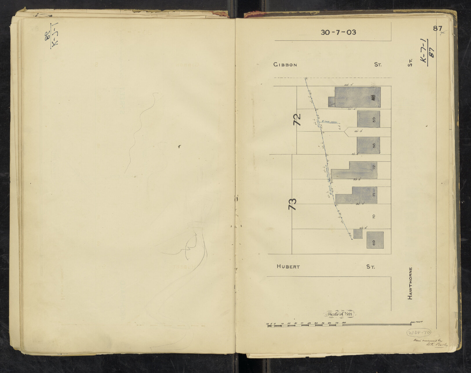 Hawthorne Street sectional sewer, Woolloongabba - 1903