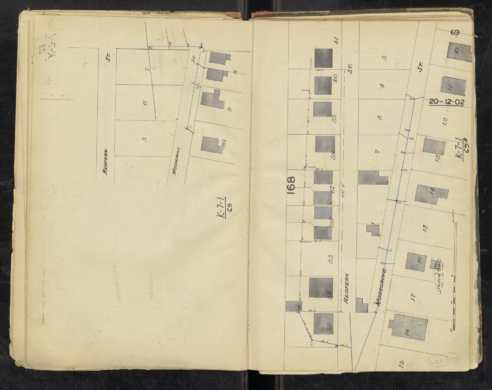 Mossgrove and Redfern Street sectional sewer, Woolloongabba - 1903