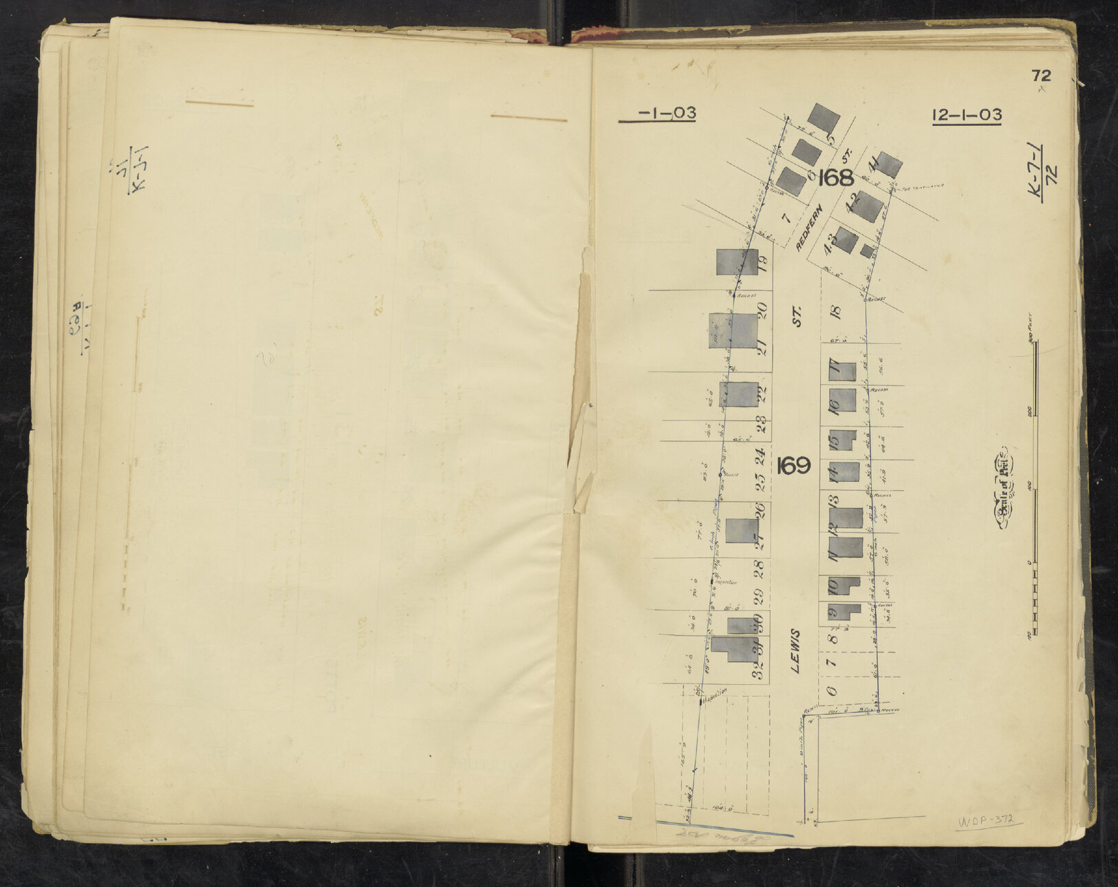 Lewis and Redfern Street sectional sewer, Woolloongabba - 1903