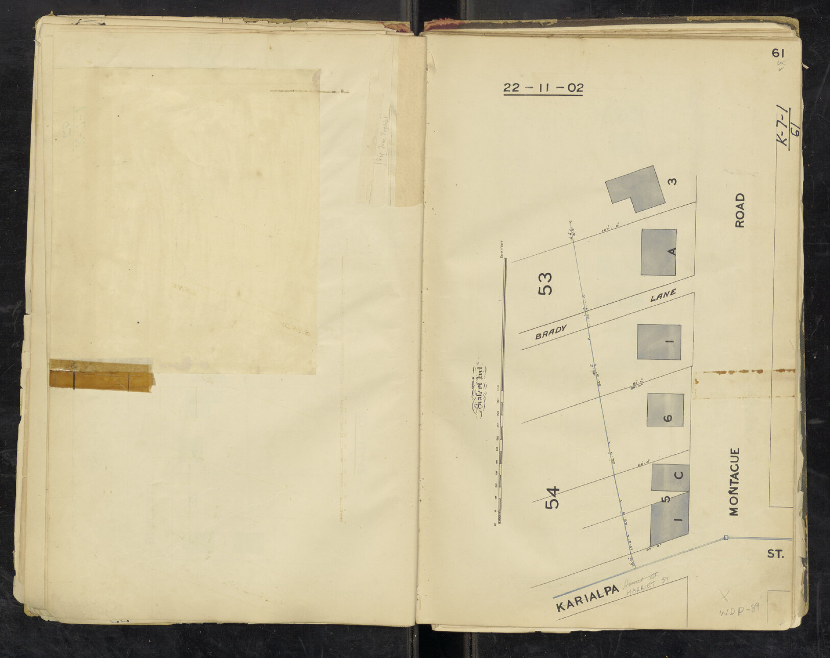 Sectional sewer for Montague Road, Harriet and Brady Street, West End - 1902