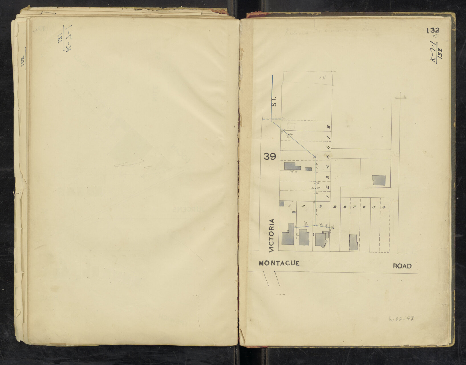 Sectional sewer, Montague Road, Victoria, Wolfe, Beesley and Greet Street, West End - 1902
