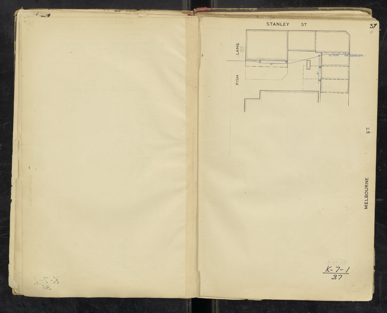 Stanley Street sectional sewer near Fish Lane, South Brisbane - 1902