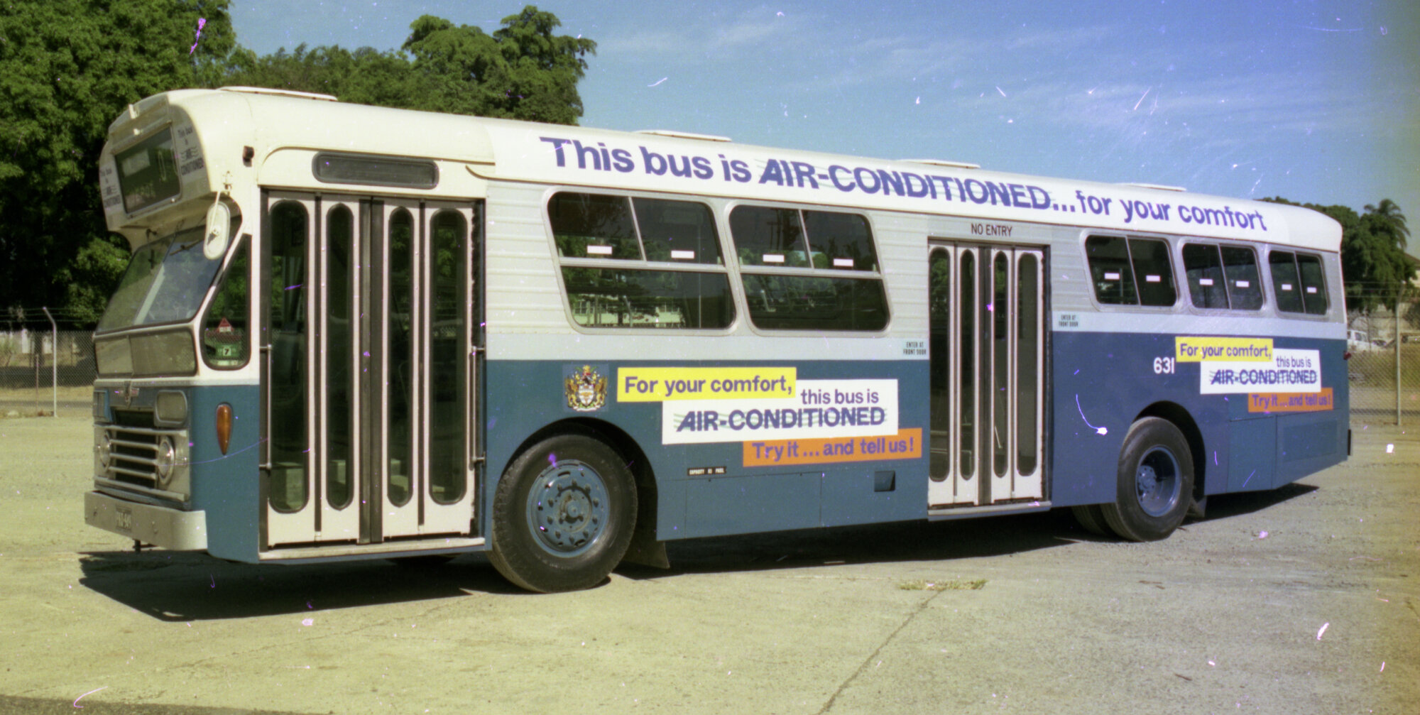 Brisbane City Council's first air conditioned bus - 1975