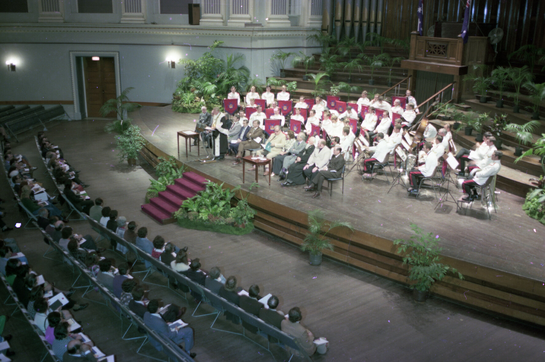 Citizenship ceremony in City Hall - 1975
