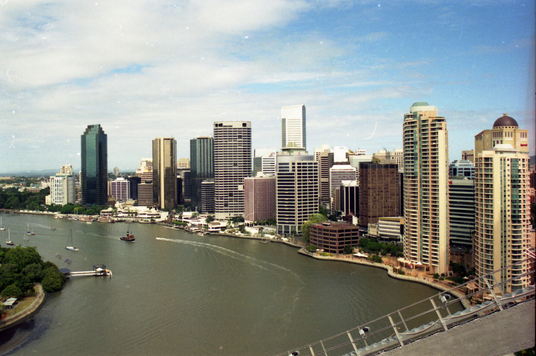 View of Brisbane City from Story Bridge - 2002