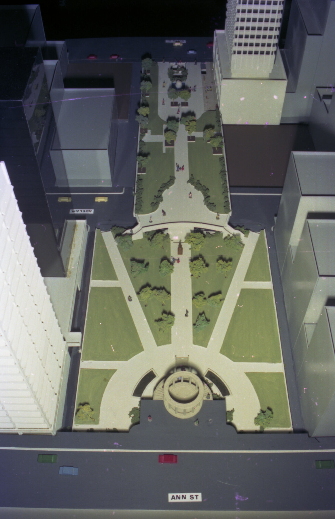 Anzac Square Model - Proposed Extension to Queen Street - 1975