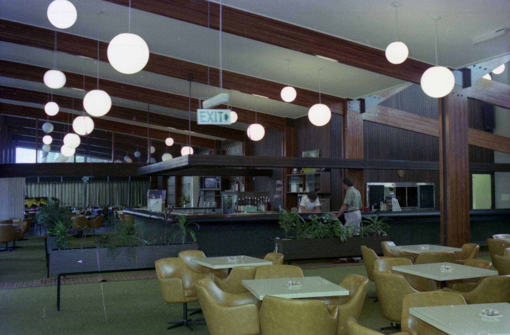 Victoria Park Golf Club interiors, Herston - 1976