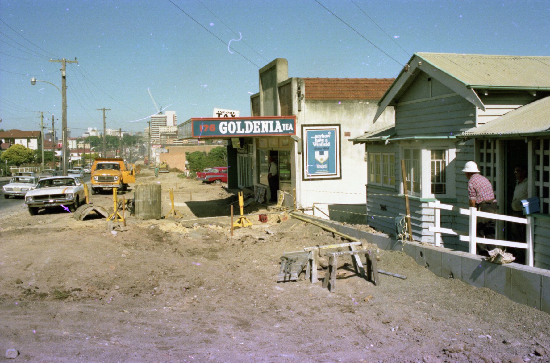 Widening of Lutwyche Road, Windsor - 1976