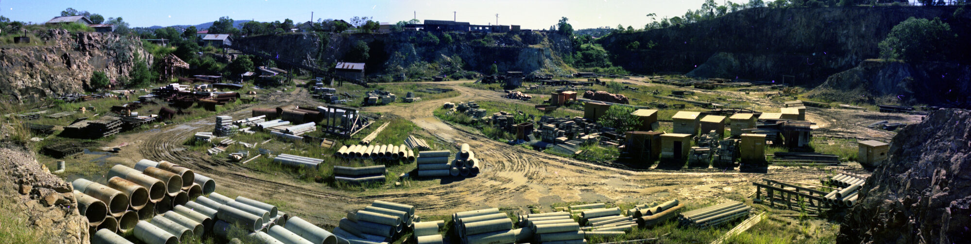 Kedron Quarry from Wood Street - 1976