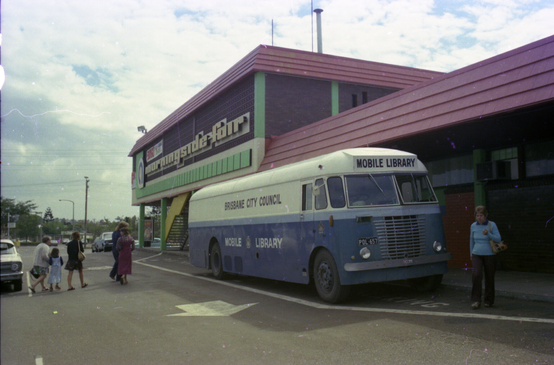 Mobile Library at Morningside Central Shopping Centre - 1977