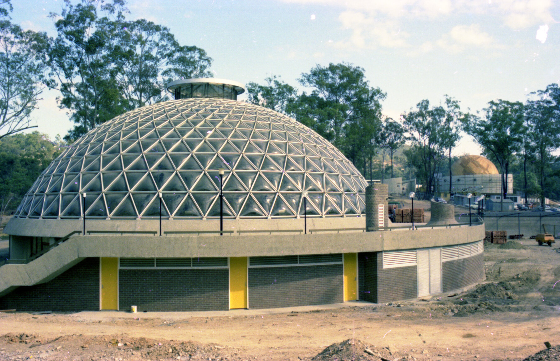 Mt Coot-Tha Tropical Dome after construction complete - 1977