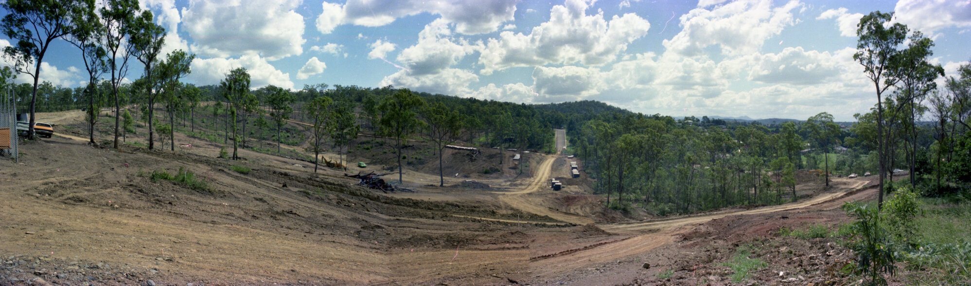 Subdivisions in progress on Cranbrook Street, Mitchelton - 1978