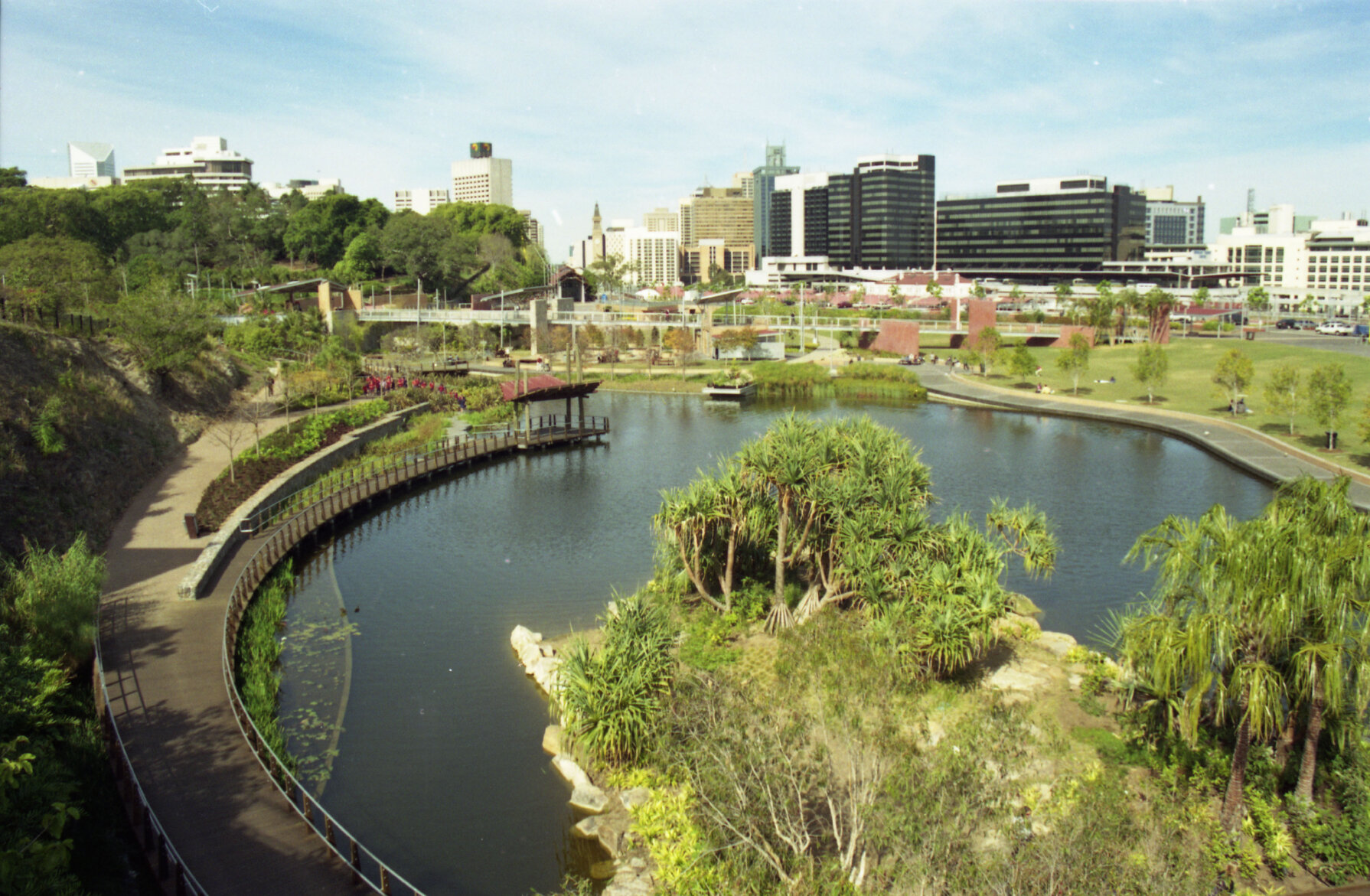 Roma Street Parklands, Brisbane City - 2001