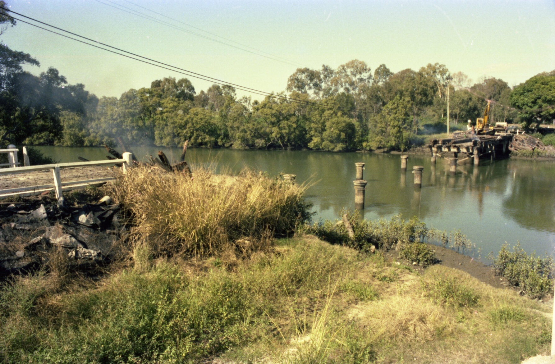 Doboy Creek Bridge Demolition, Murarrie - 1979