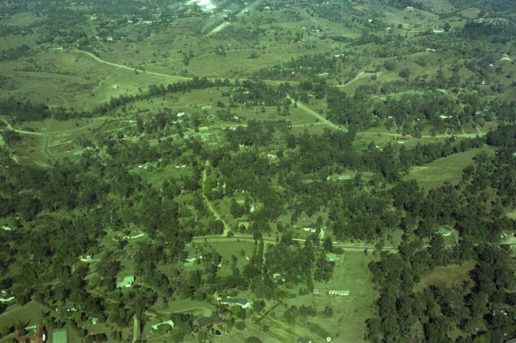 Aerial photos of Pullenvale and Moggill Creek catchment - 1980