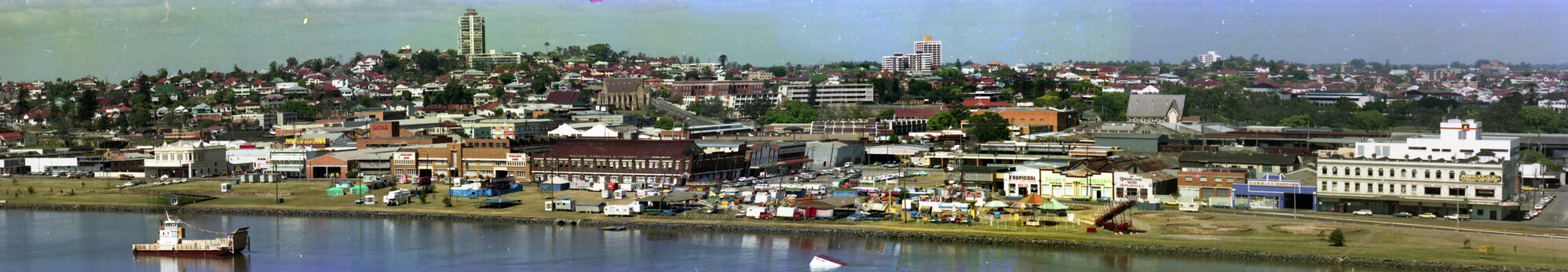 Warana Mardi Gras site - Warana Place on Stanley Street South Bank, South Brisbane - 1978