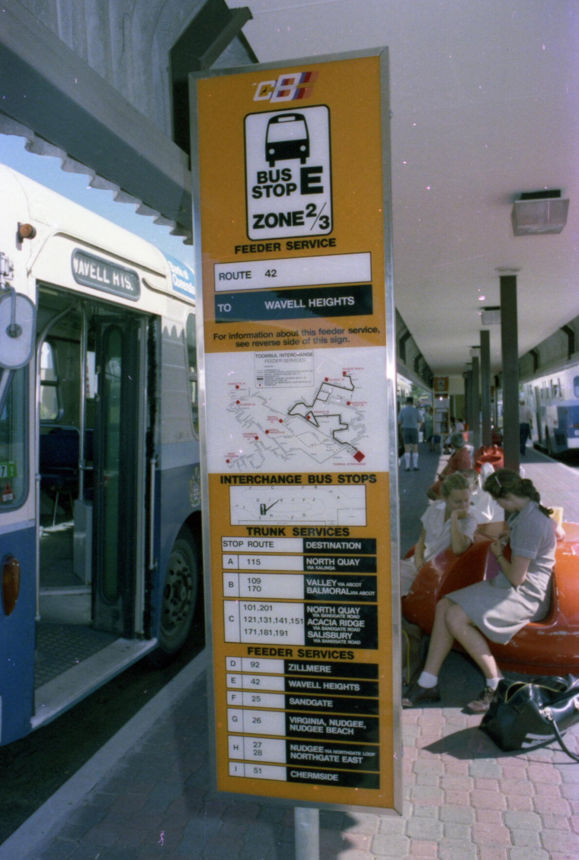 Toombul bus interchange , Nundah - 1980