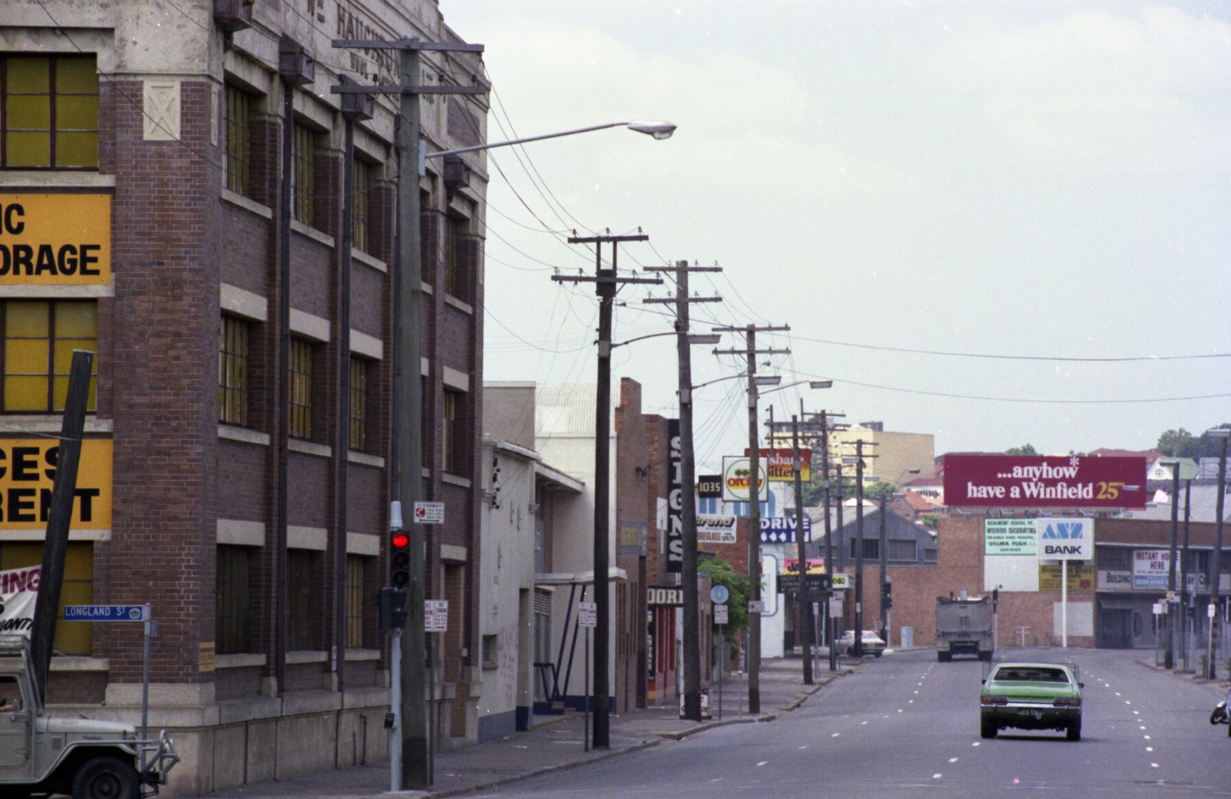 Corner of Ann and Longland Street, Fortitude Valley - 1982