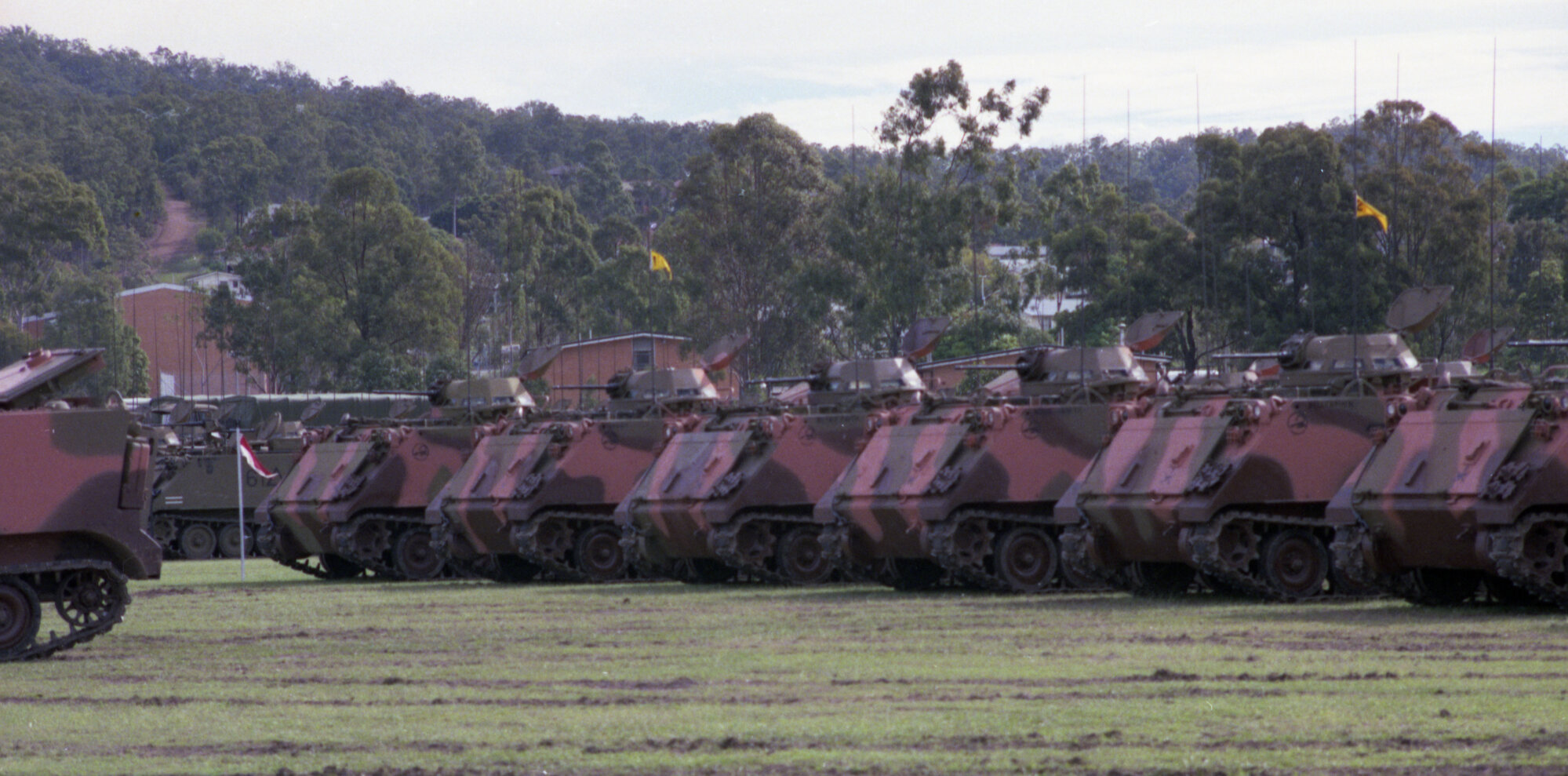 Prince Phillip presenting Colours to the 3rd/4th Cavalry Regiment, Enoggera - 1986