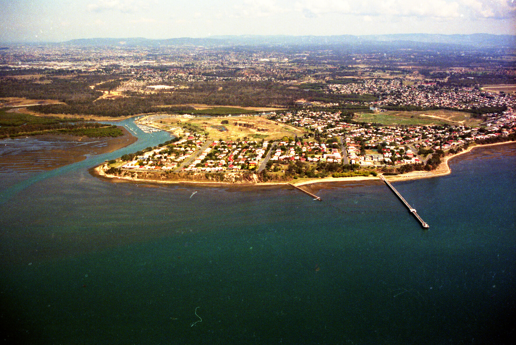 Shorncliffe aerial photo - 1986