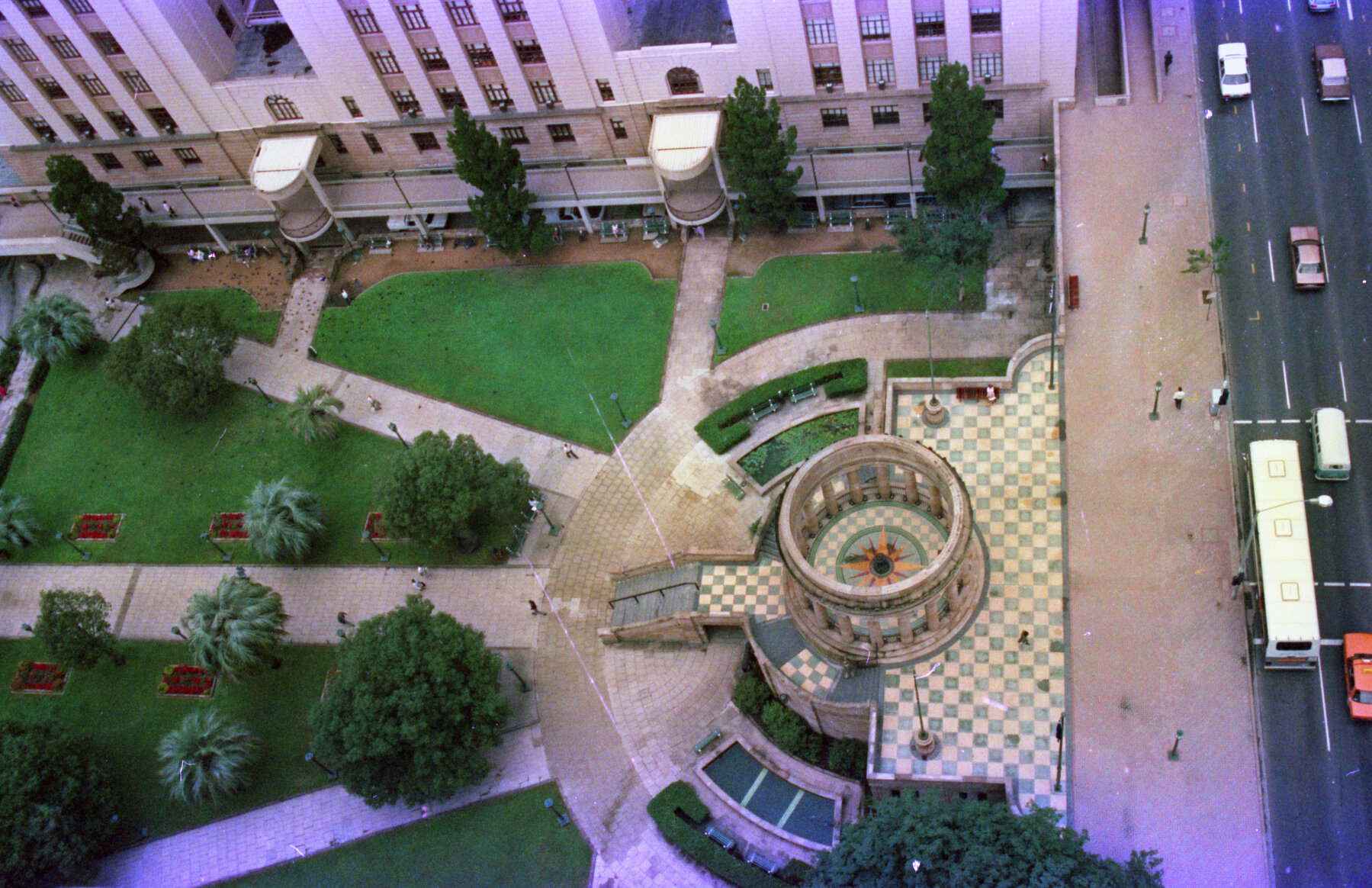 Overview of the Shrine of Remembrance, Anzac Square, Brisbane City - 1987