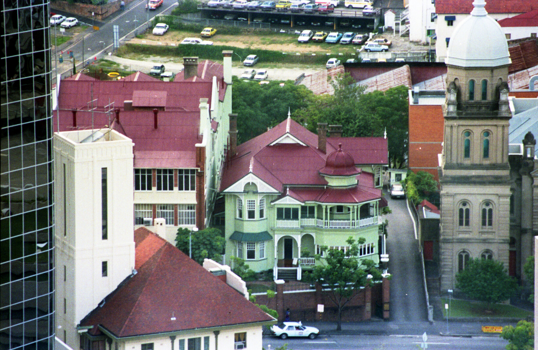 United Service Club Premises Green House on Wickham Terrace, Spring Hill - 1987