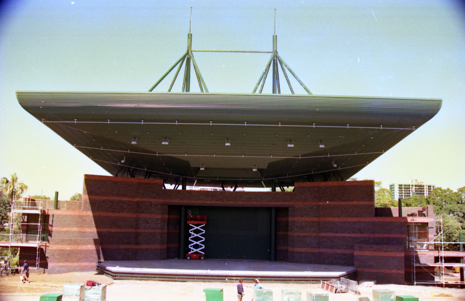 Riverstage construction nearing completion, Brisbane City - 