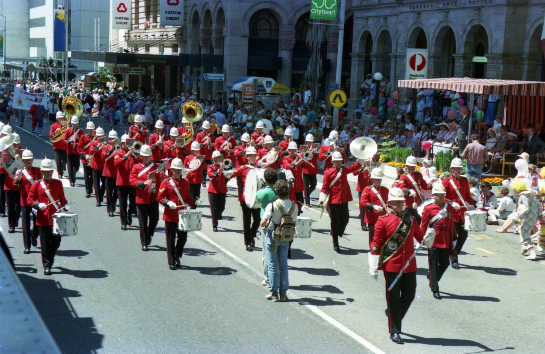 Warana Parade down Queen Street, Brisbane City - 1989