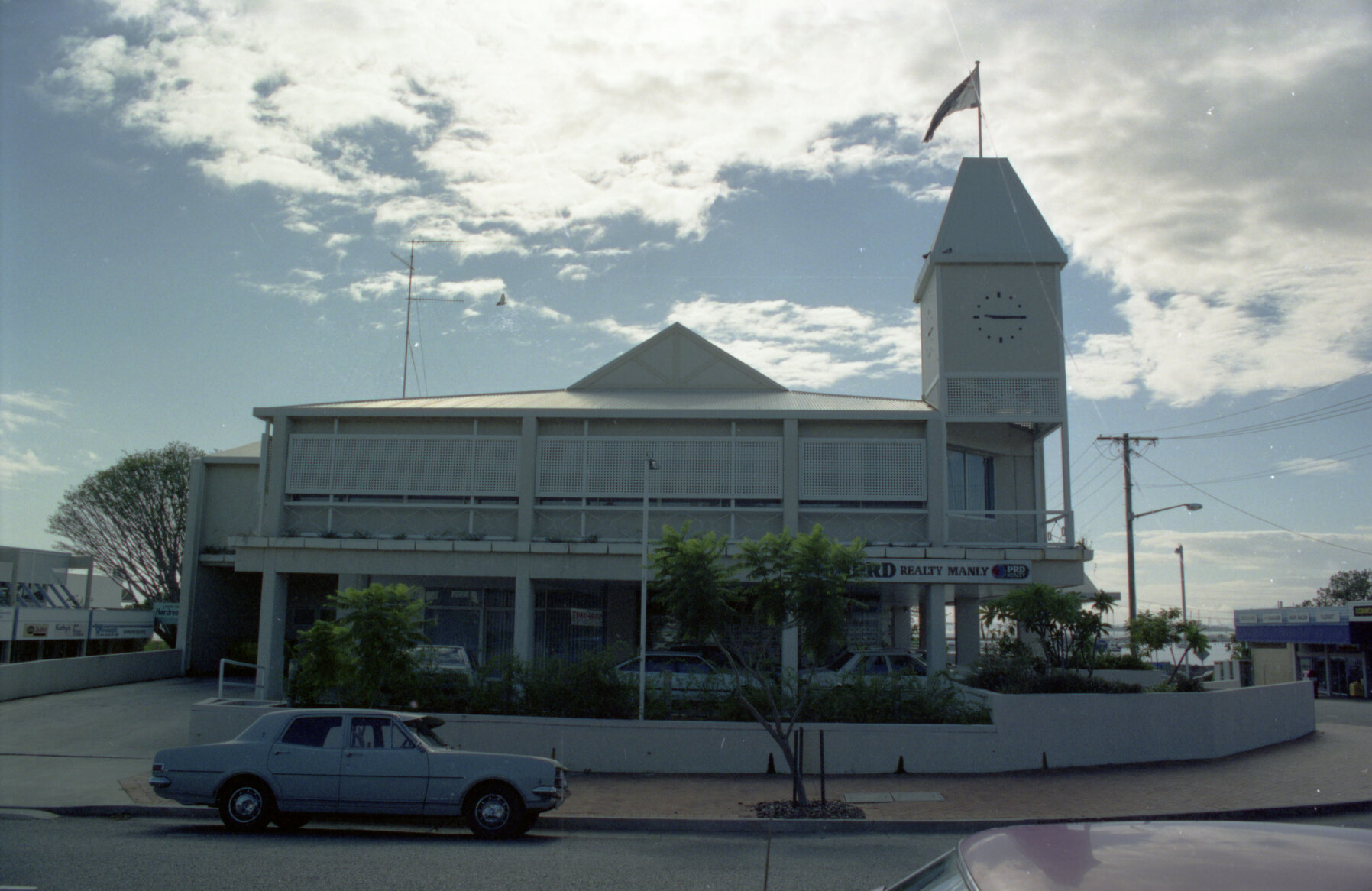 Cambridge Parade and Stratton Terrace corner, Manly - 1991