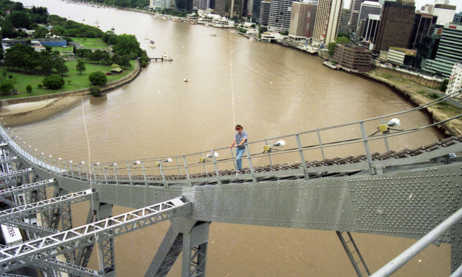 Views from top of Story Bridge - 1992