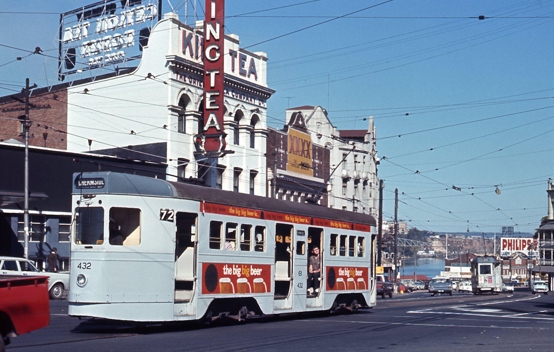 Tram No. 432 at Petrie Bight - 1968