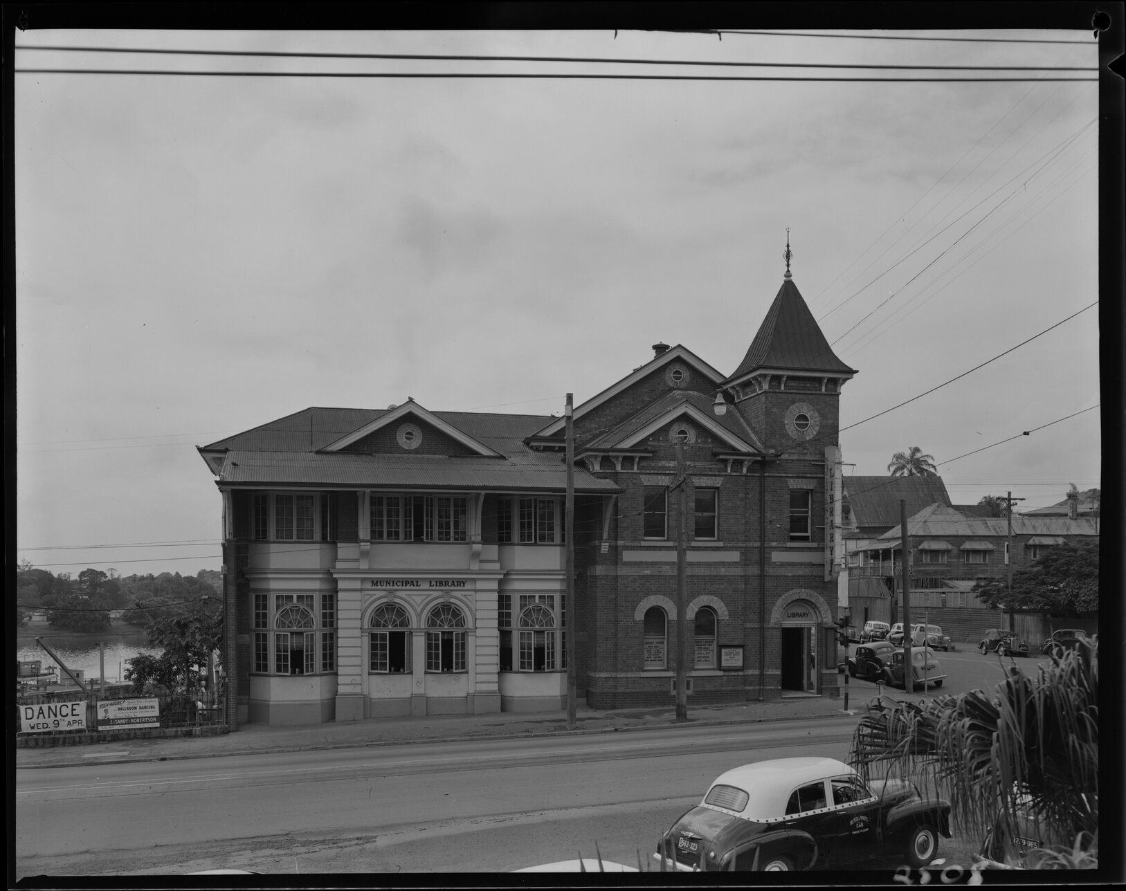 Former South Brisbane Library, corner of Little Dock Street and Vulture Street, South Brisbane - 1952