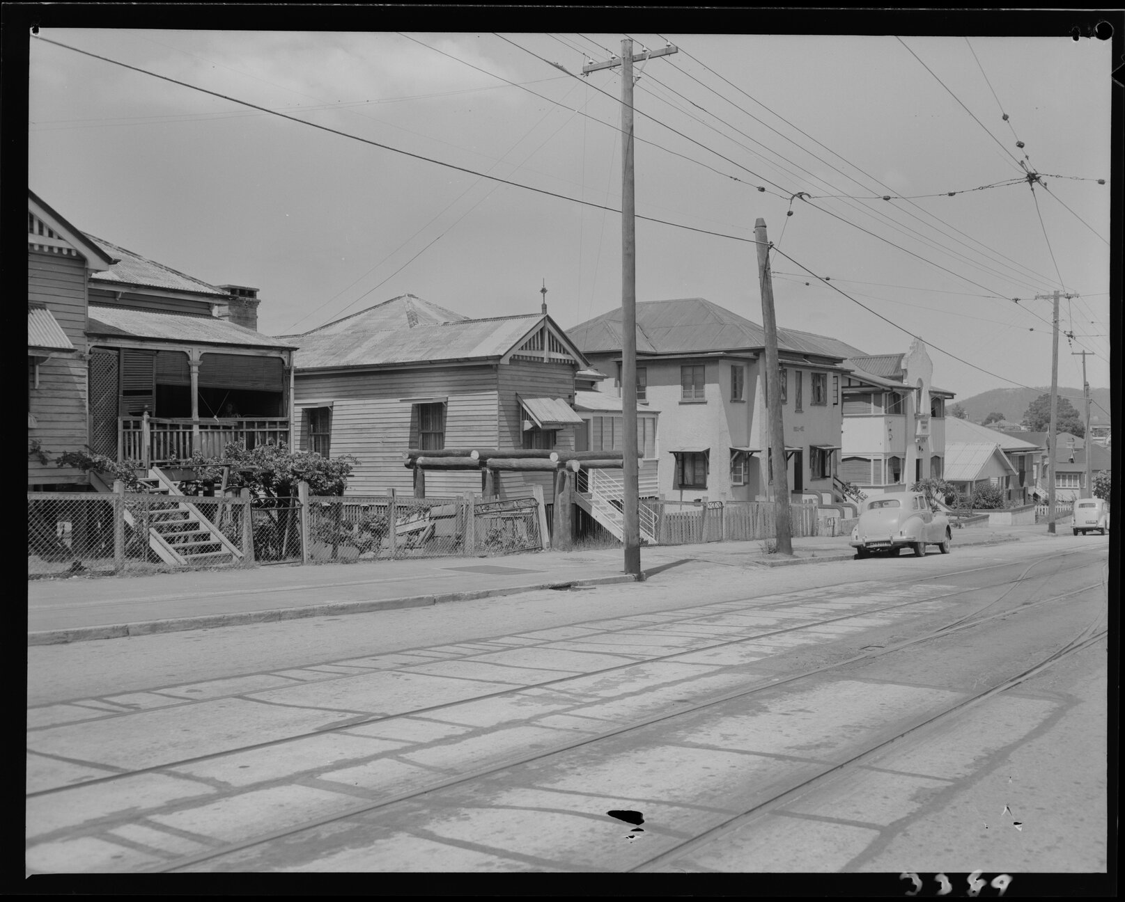 Houses 191-187 on Vulture Street, West End - 1953
