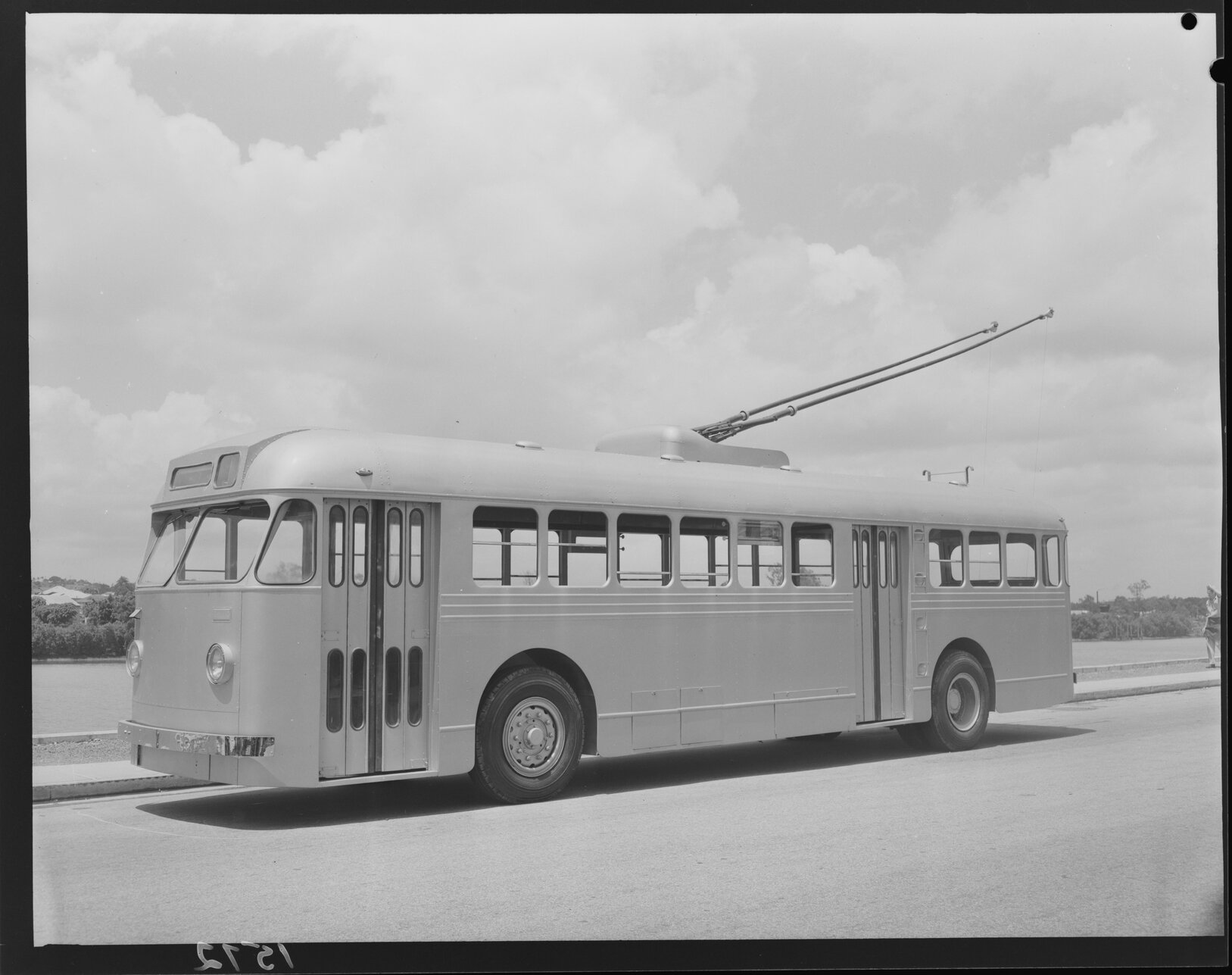 New trolley bus without number - 1951