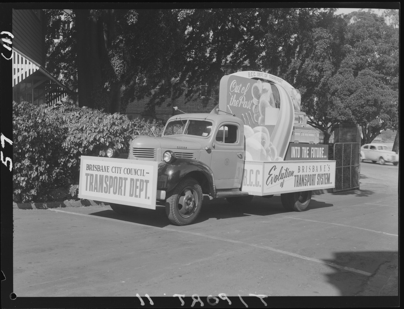 Transport Department Australia Day Float Out of the past into the future 