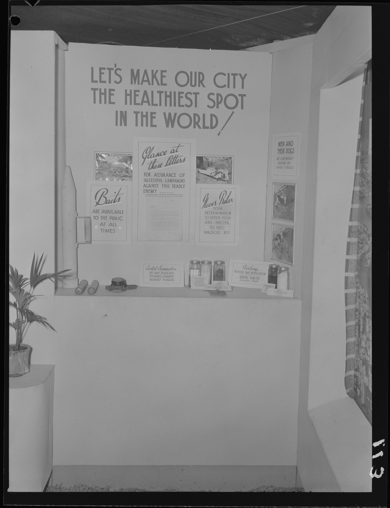 Department of Health Display - Queensland Industries Fair RNA Showgrounds - Rat prevention, Bowen Hills - 1949