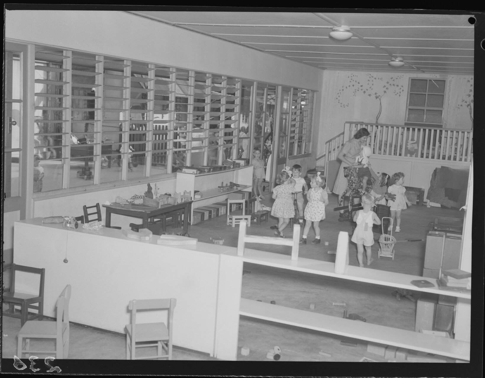 City Hall kindergarden play area - 1949