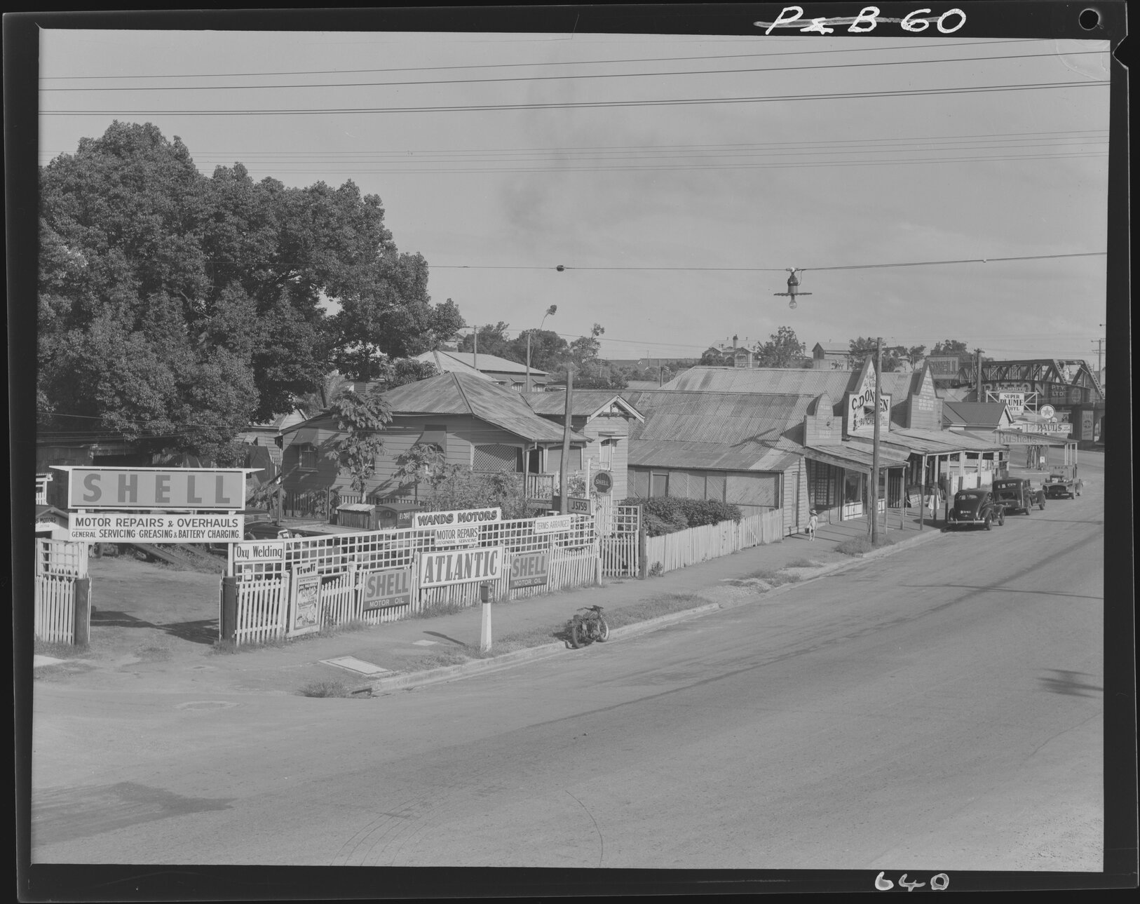 Annerley Road from corner of Tillot Street, with view of Wands Motors, Dutton Park - 1950