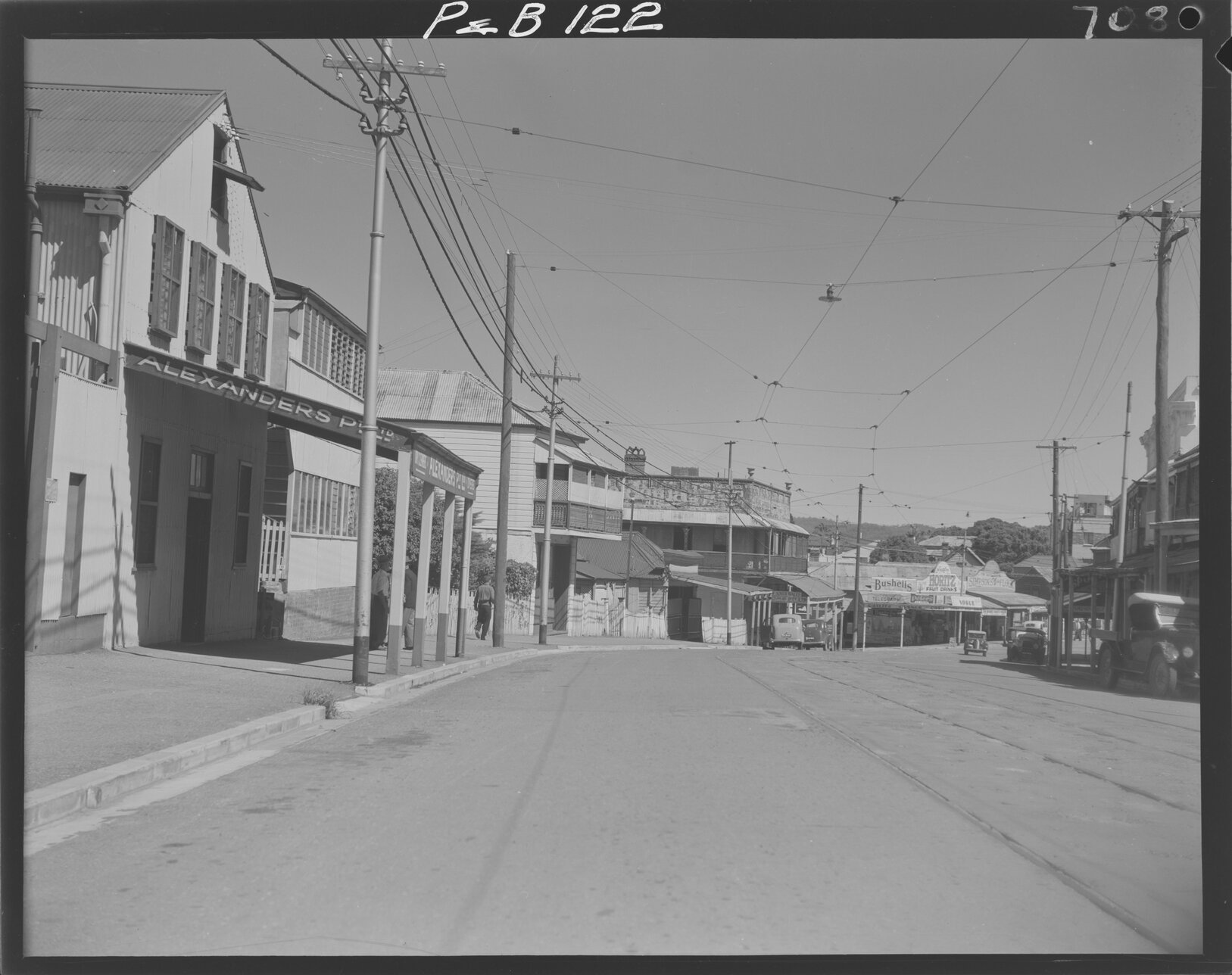 View along St Pauls Terrace, Fortitude Valley  - 1948