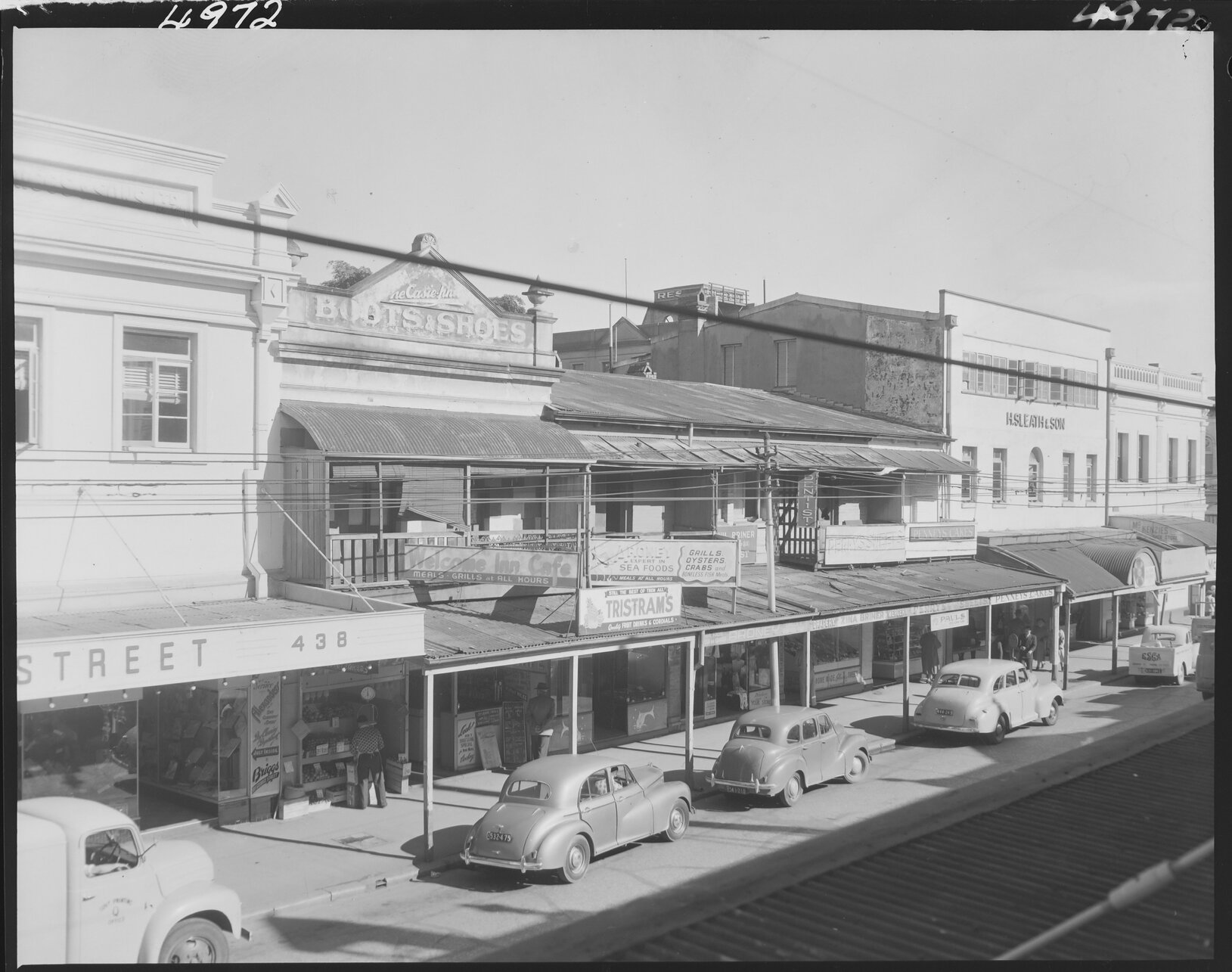 Shops near 438 George Street, Brisbane City - 1954